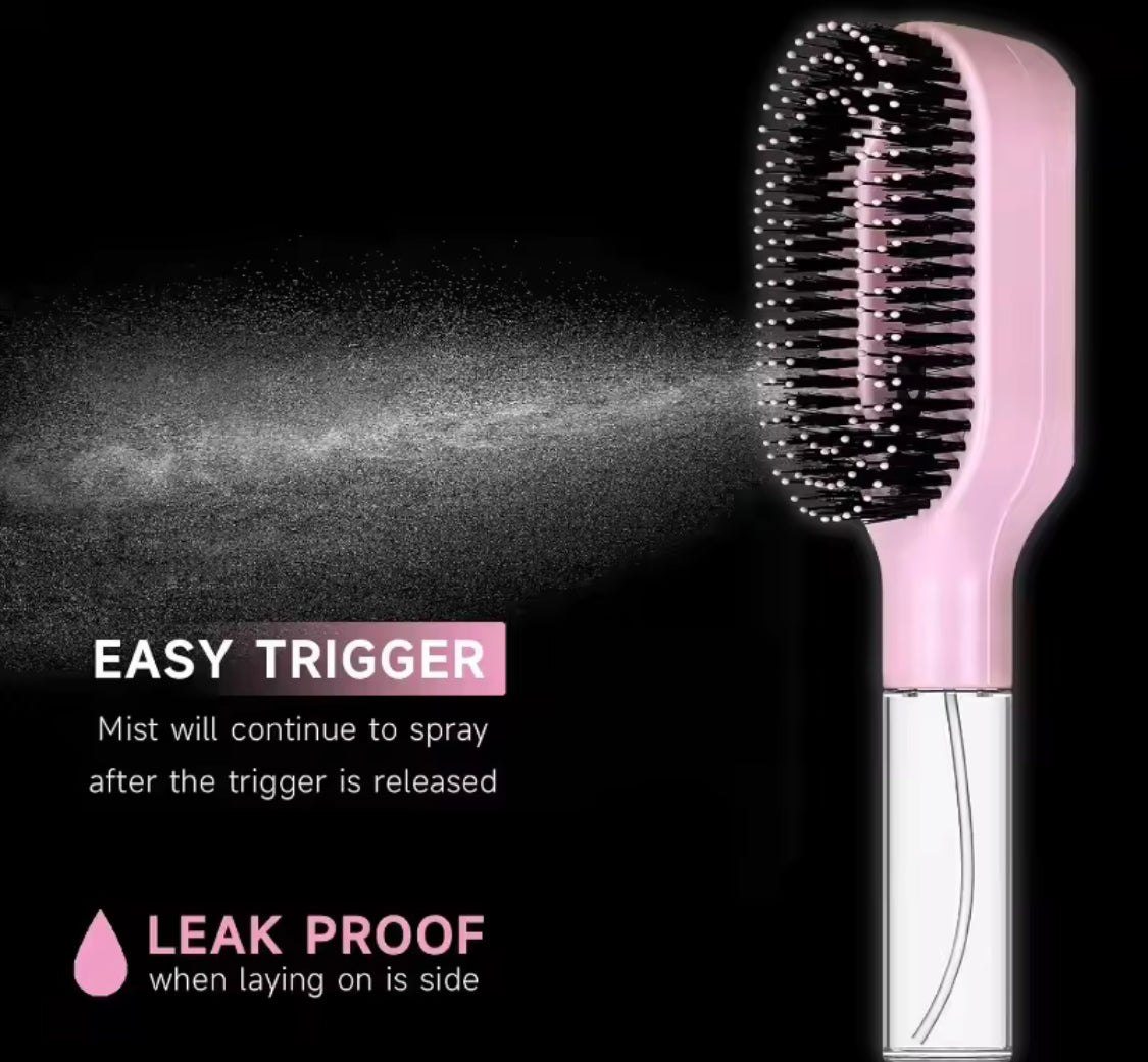 Smart Scalp Mist Brush, Hydrating Spray Hair Comb, Hair Massage Spray Brush, Detangling Spray Hair Brush, Portable Spray Hair Brush