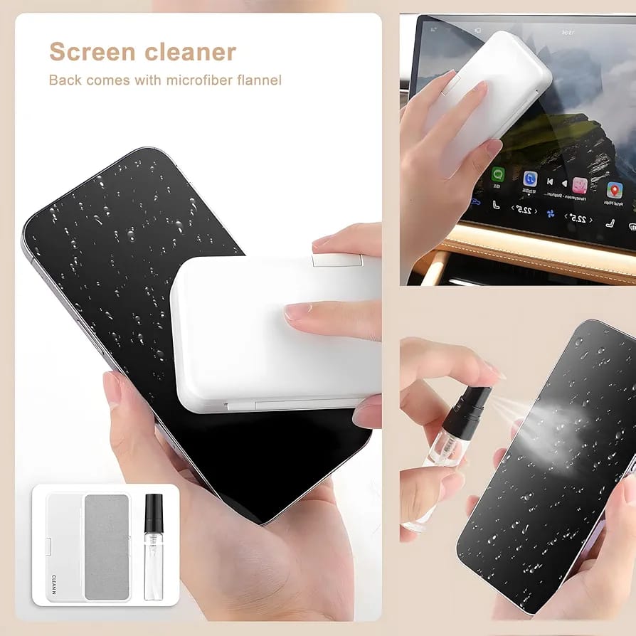 19 In 1 Computer Keyboard Cleaner Kit, Multiple Types Cleaning Tool Set, Cleaning Brush Keycap Puller Phone Holder