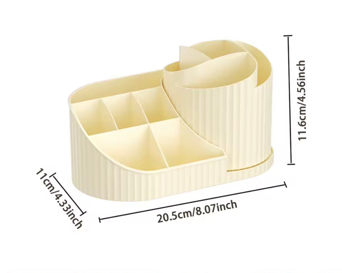 360° Rotation Makeup Organizer, Countertop Cosmetic Storage Display Organizer, Makeup Sundries Storage Organizer