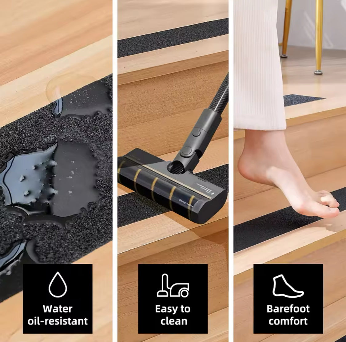 Non Slip Water Resistant Floor Tape, Anti Slip Grip Tape, Multipurpose Traction Grip Tape