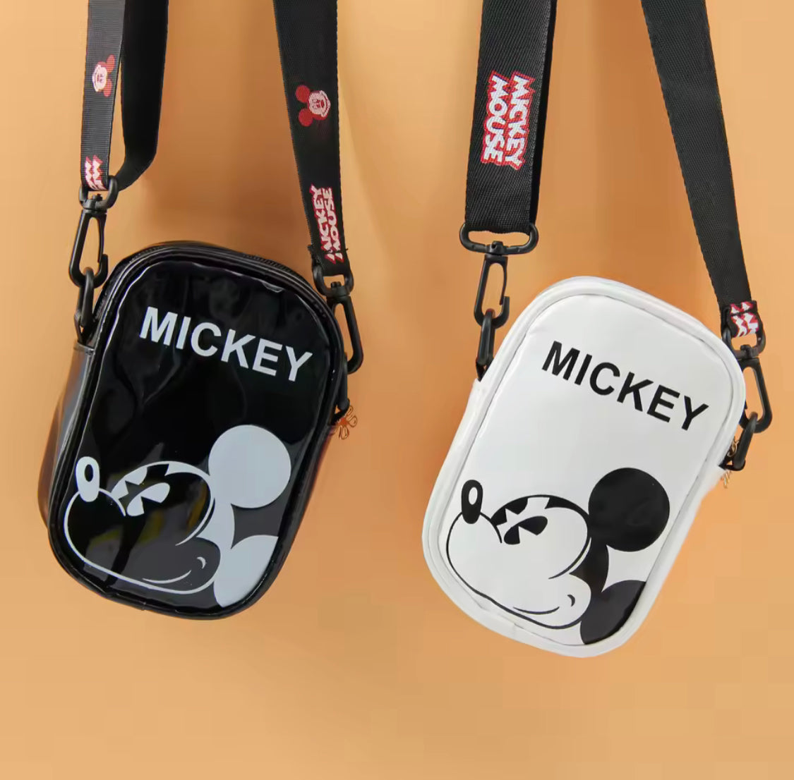 Disney Mickey Mouse Shoulder Cross Bag, Soft Toddler Bag, Mini Travel Kids Backpack, Disney Children Backpack