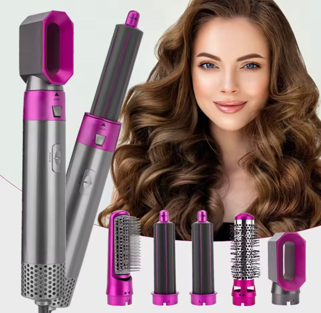 5 In 1 Hair Styling Comb, Multifunctional Hair Dryer, Hair Dyer Brush, Hair Straightening Brush