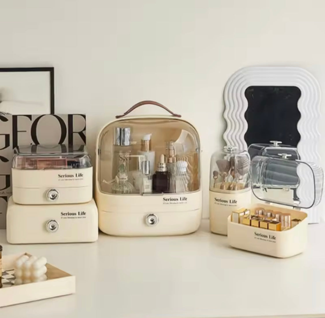 Desktop Lipsticks Storage Box, Cosmetics Storage Display Box, Lipstick Holder