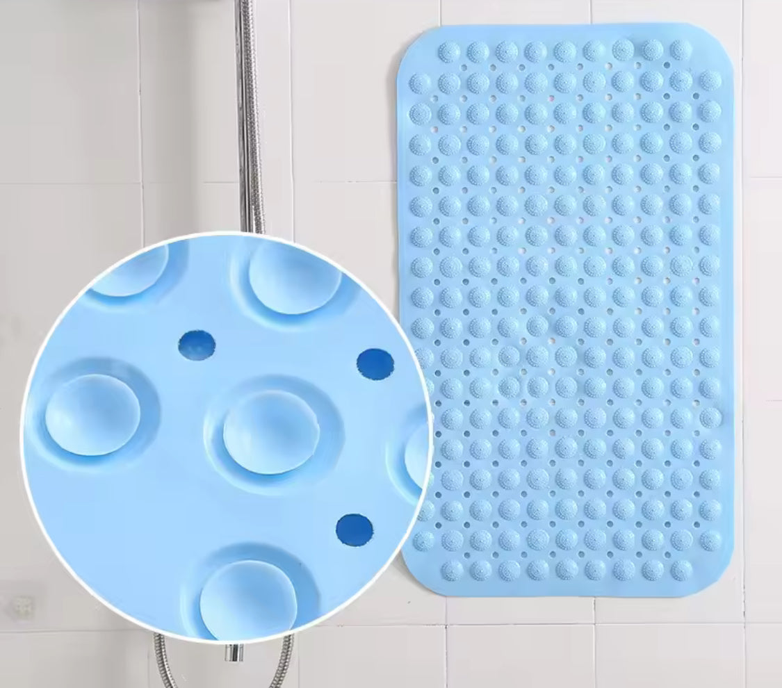 Anti Slip Shower Mat, Textured Shower Floor Mat, Skid Resistant Bath Rug, Bathroom Floor Mat