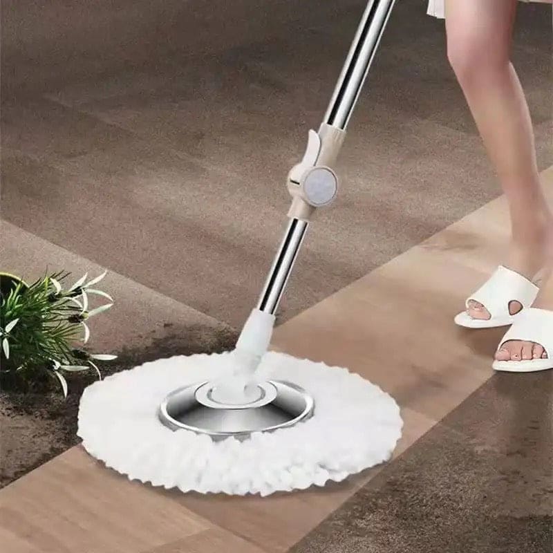 Rectangular Automatic Spin Mop, Hand Free Floor Cleaning Microfiber Mop, Magic Rotating Mop With Bucket, Manual Washing Dual Drive Rotating Mop, Dust Removal Mop Home Kitchen Bathroom Floor Cleaning Mop