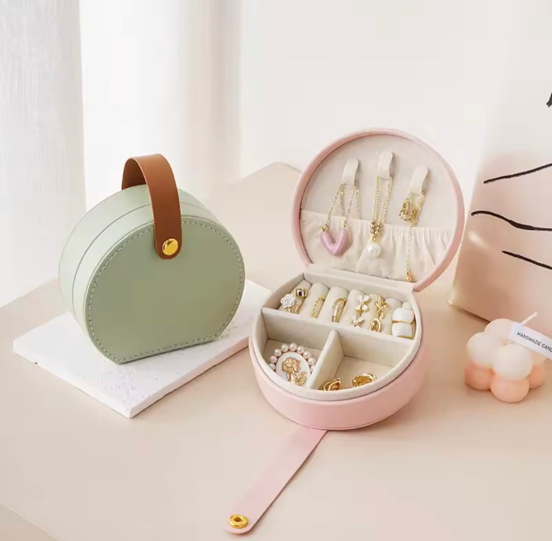 Mini Jewelry Organizer Box, Mini Ring And Earring Box, Mini Storage Jewelry Box, Everyday Jewelry Case