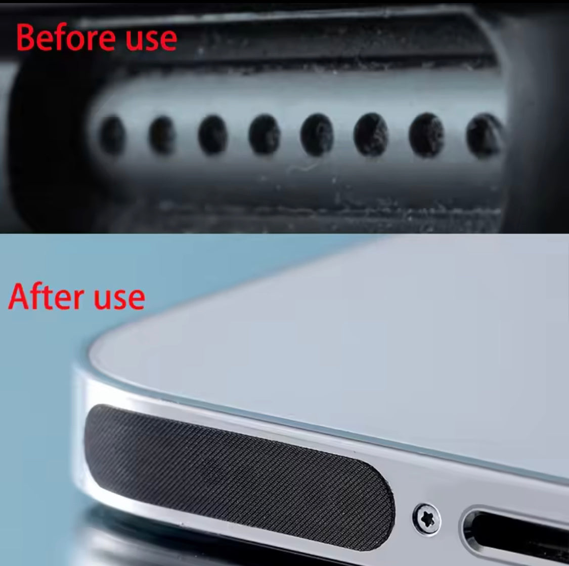 Set Of 3 Universal Phone Port Protector, Dust Proof Mesh Sticker, Mobile Phone Dustproof Net Stickers, Dust Proof Protection Film