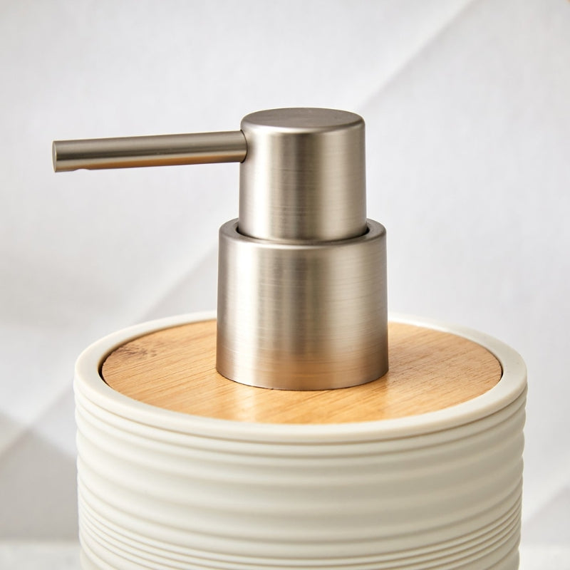 Nordic Style Bathroom Soap Dispenser, Modern Striped Soap Dispenser, Bathroom Countertop Soap Dispenser, Luxury Countertop Soap Dispenser