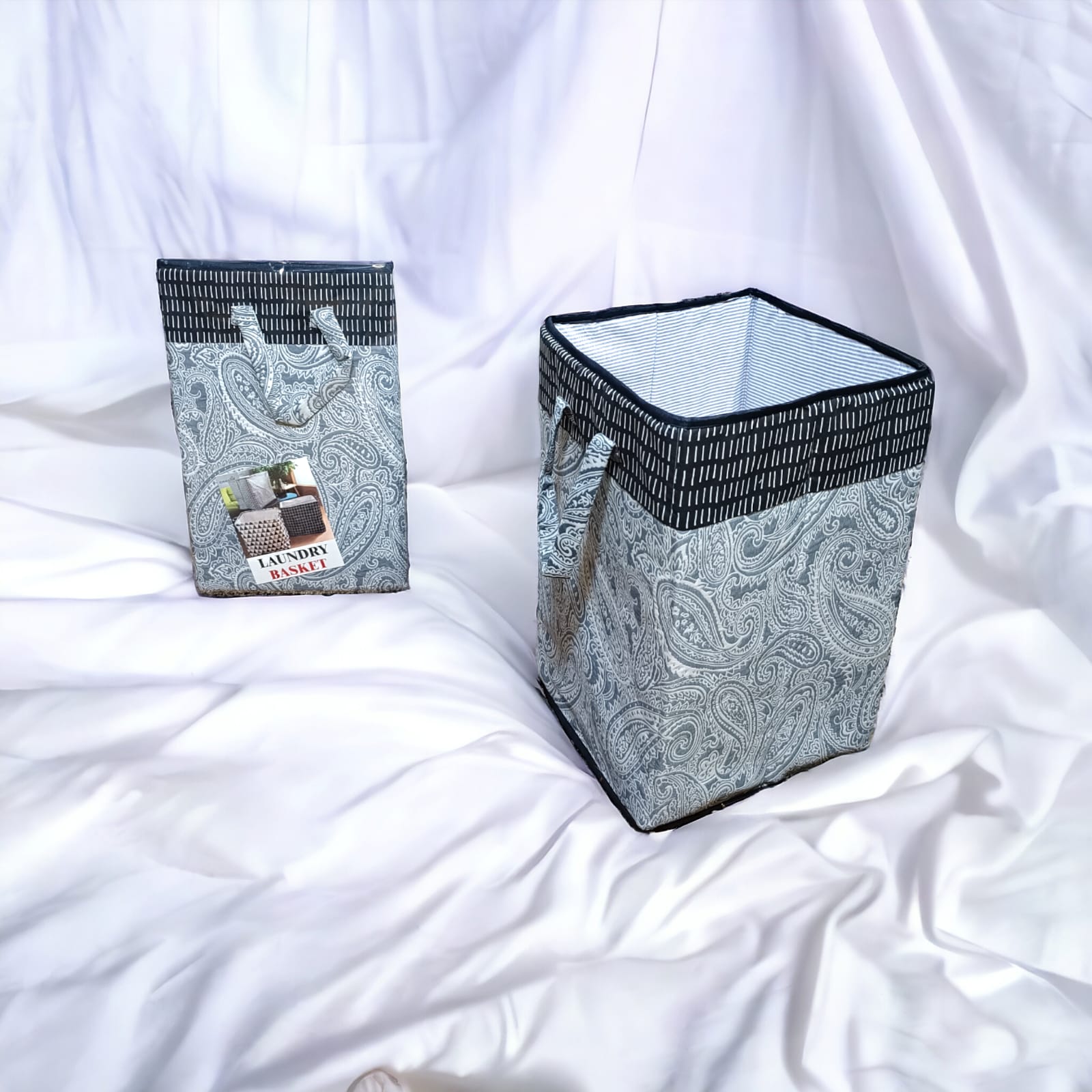 Large Clothes Storage Basket Bin, Household Dirty Clothes Basket, Foldable Waterproof Storage Bin