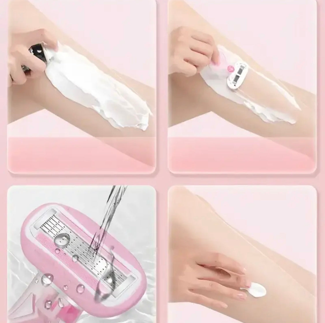 Women Manual Shaving Razor, Underarm Body Hair Removal, Mini Stainless Steel Shaving Knife with Storage Box