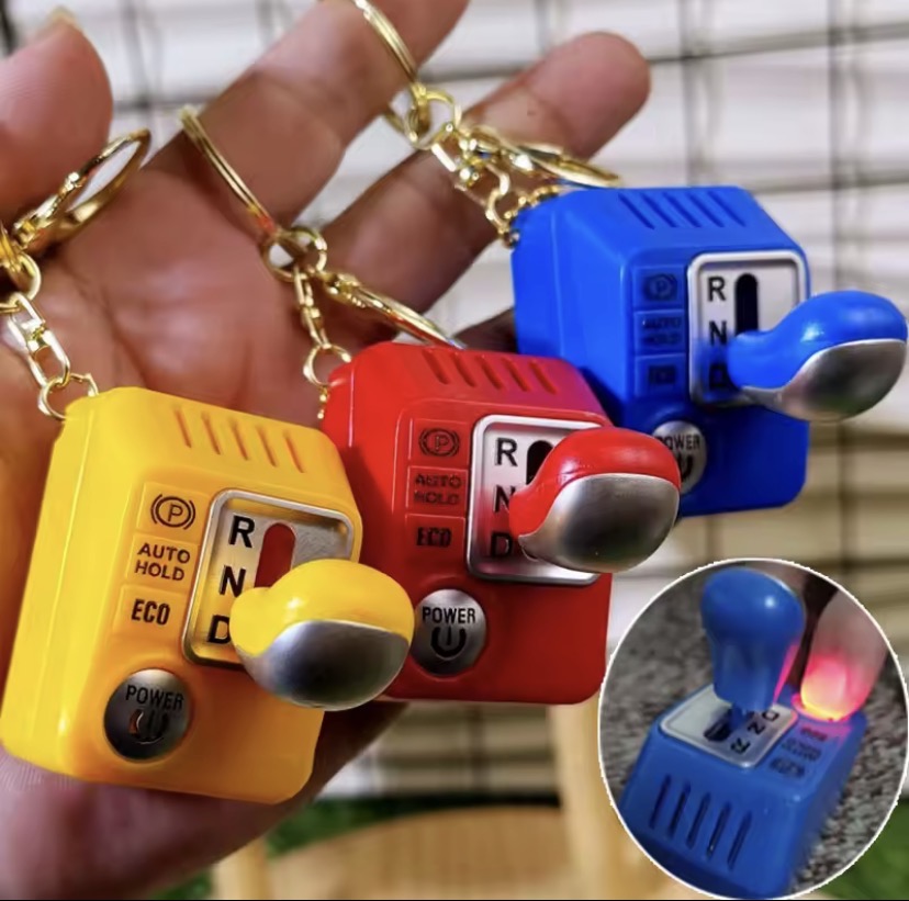 Mini Car Gear Shift Keychain, Manual Gear Shifter Fidget Toy, Car Lover Gear Shift Keychain, Mini Racing Gear Shifter