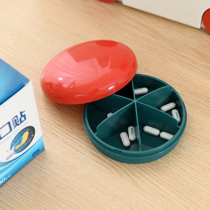 Cute Ambulance Medicine Box, Large-capacity Medicine Kit Storage Box, Household Compartmental Medicine Box, Portable First Aid Kit Container, Creative Emergency Pharmacy Pill Organizer