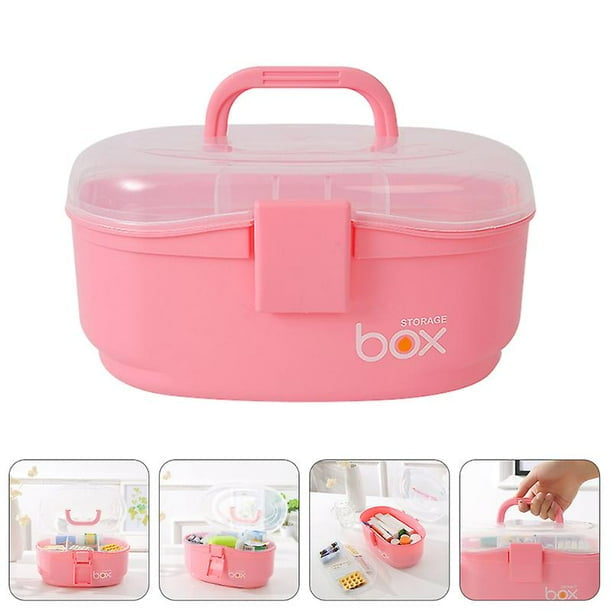 Double Layer Medicine Storage Container, First Aid Kit Medicine Storage Box, Multipurpose Medicine Holder