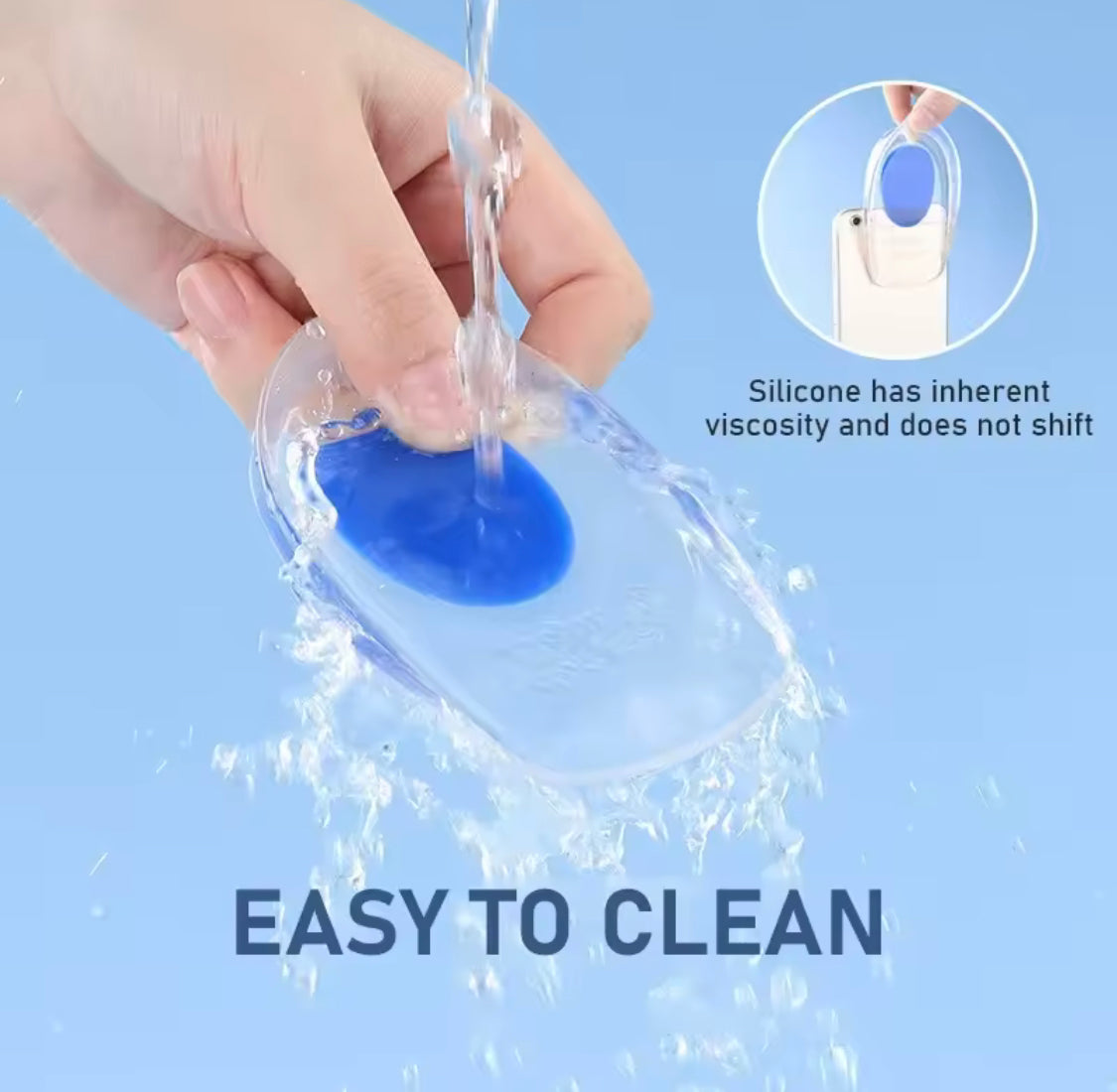 Silicone Gel Soft Insole Cushion, Shoe Insole Heel Pad, Foot Massage Care Pad