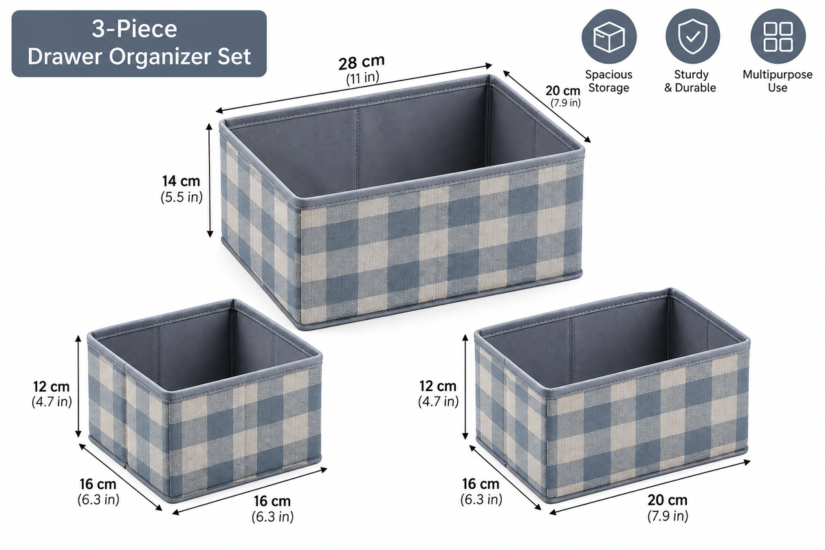 3pcs Foldable Wardrobe Storage Bag, Foldable Travel Storage Bags, Multi Purpose Wardrobe Organizer Set, Closet Organizer