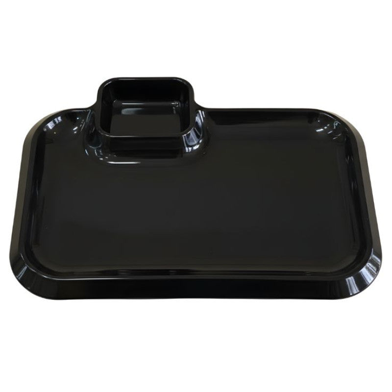 Rectangular Serving Tray
With Dip Section, BBQ Serving Plate, Kitchen Serving Tray