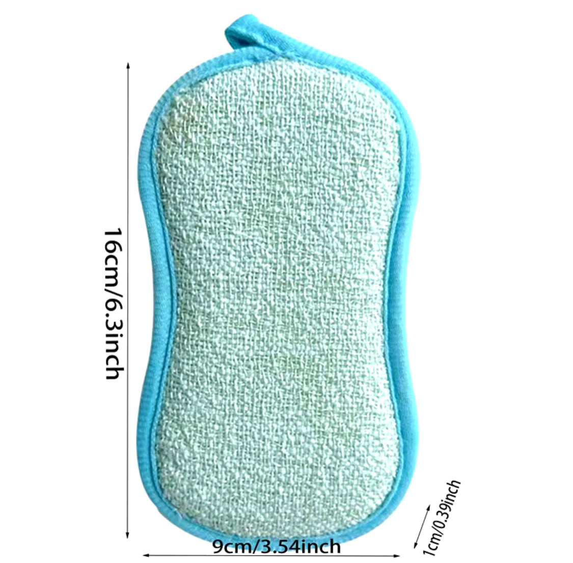 2pcs Microfiber Double Sided Sponge, Reusable Magic Dishcloth Wipe, Multifunctional Flexible Dish Cloth