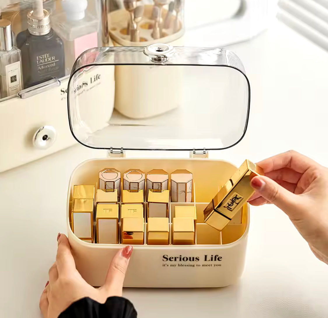 Desktop Lipsticks Storage Box, Cosmetics Storage Display Box, Lipstick Holder