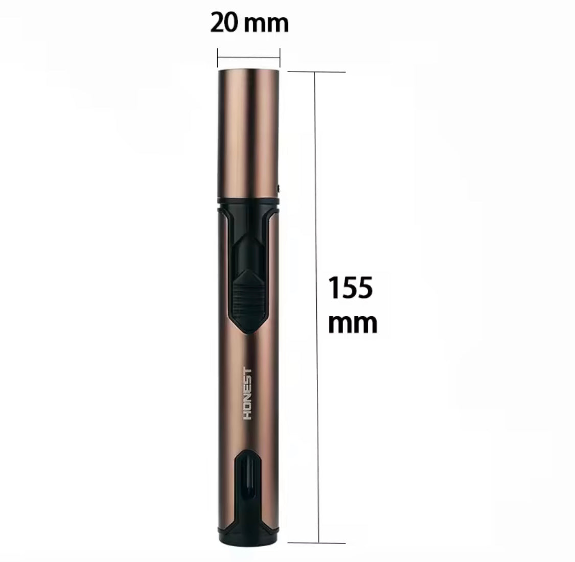 Heavy Duty Butane Flame Lighter, Smart Jet Flame Lighter, Turbo Flame Kitchen Lighter, Refillable Windproof Kitchen & BBQ Lighter