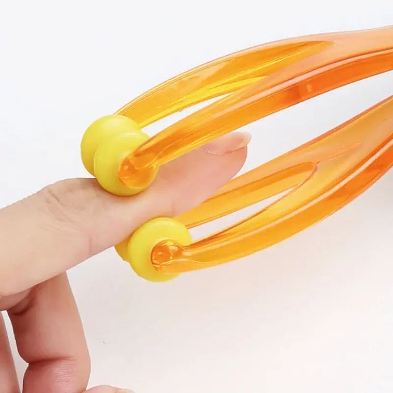 Hand Finger Massager, Double Rubber Roller Massager, Elastic Dual Roller Joint Massager, Finger Joint Hand Roller, Hand Blood Circulation Massage Roller, Multifunctional Finger Massager Device