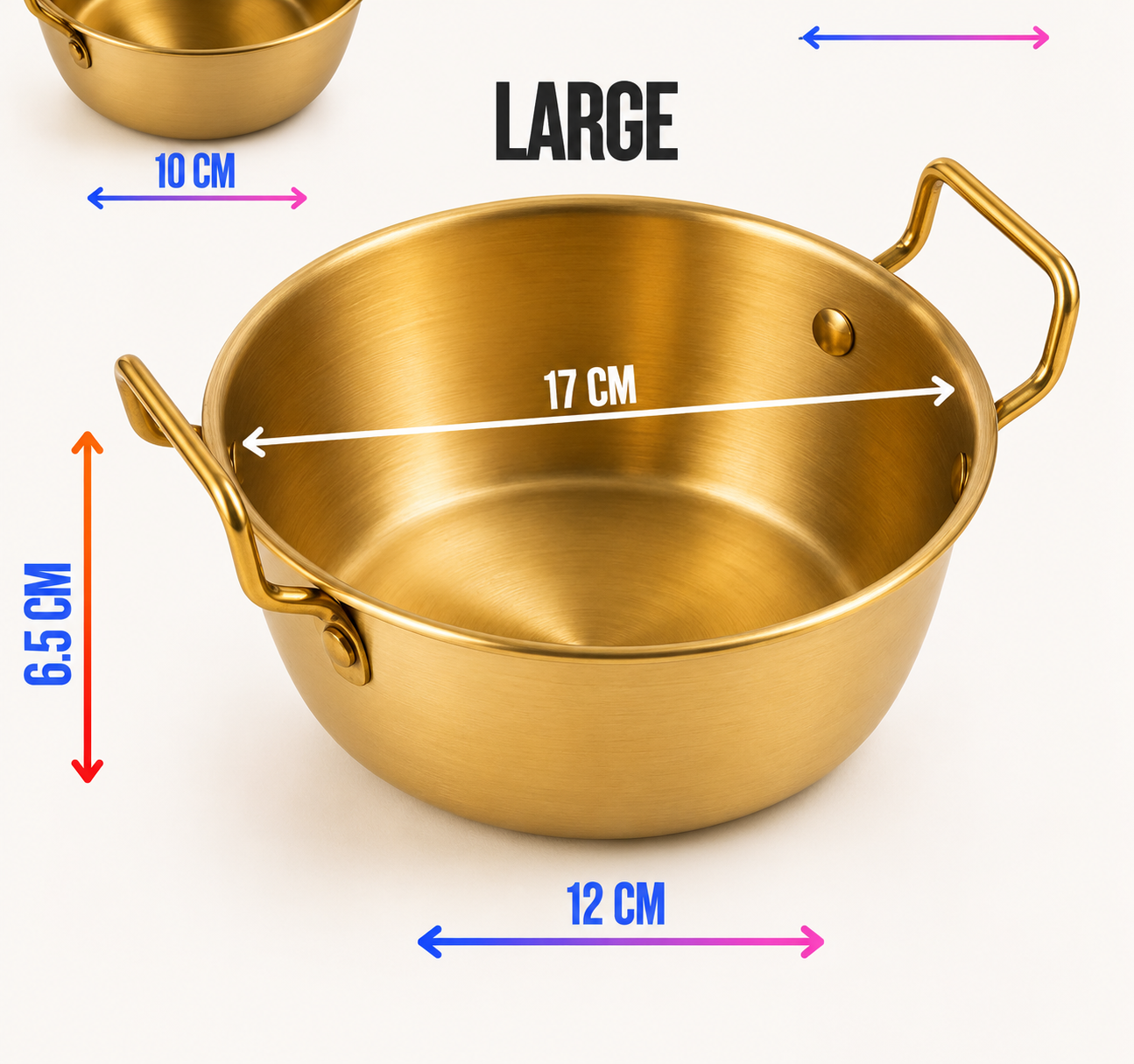 Multi Purpose Cooking Serving Pan, Stainless Steel Serving Pan,
Elegant Gold Kitchen Serving Dish