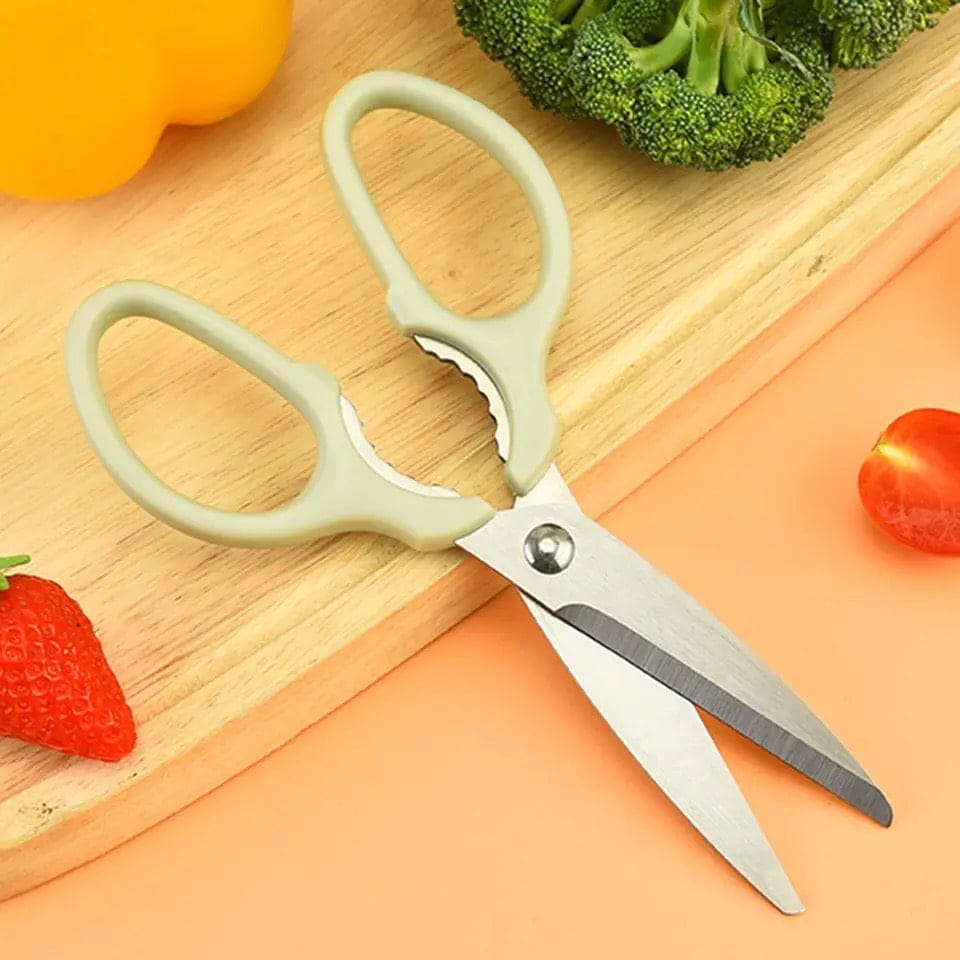 Kitchen Scissor Peelar Set, 3 In 1 Melon Planer, Wovilon Scissor And Peelar, Multipurpose Food Shear, Practical Kitchen Cutting Tool, Heavy Duty Meat Poultry, Stainless Steel Utility for Ultra Sharp Seafood Herb Serrated