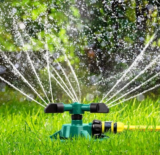 Garden Sprinkle, Automatic Garden Lawn Sprinklers, Multipurpose Yard Sprinklers for Plant Irrigation, 360 Degree Automatic Rotating Garden Water Spray, Water Saving Atomizing, Garden Irrigation Lawn Spray Head