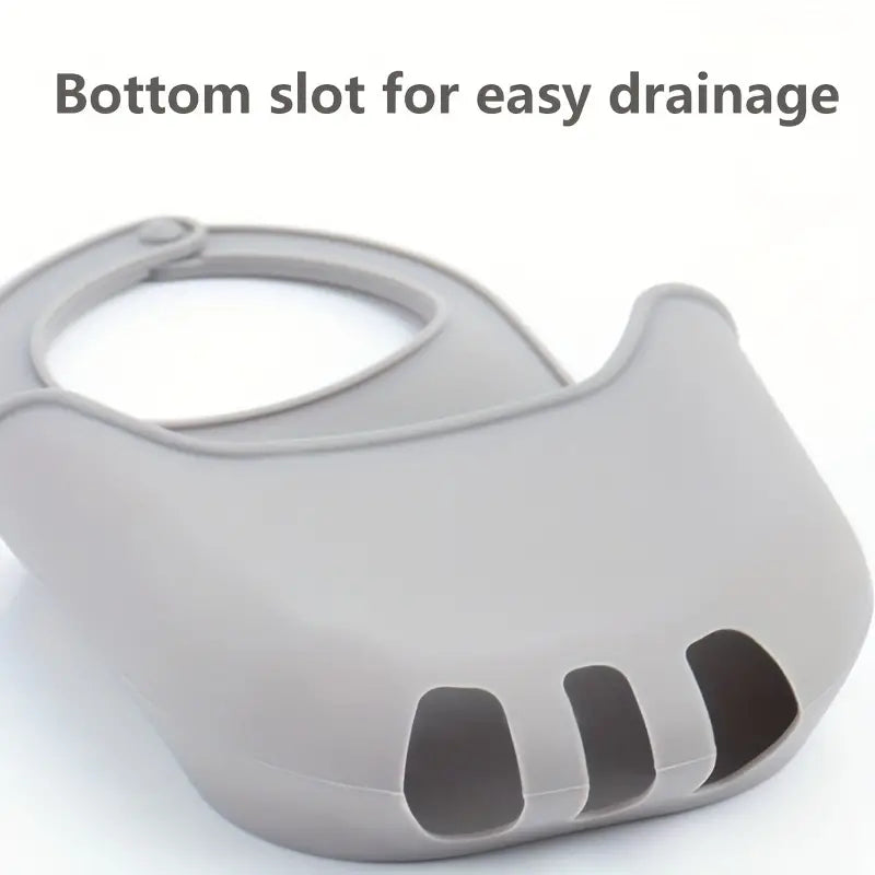 Silicone Hanging Bogg Pouch, Camping Hiking Beach Bag, Phone Holder, Sink Storage Hanging Bag, Dish Drying Rack, Faucet Scrubber Sponges, Hangable Drying Rack Sink Bag Tray, Soap Drain Basket with Buckle