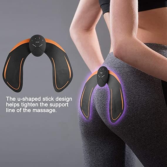 EMS Hip Massager, U Shape Hip Pad, Abdominal Muscle Trainer, Unisex Hip Slimming Massager, Losing Weight Lifting Massager, Hip Muscle Massager, Hip Body Shaper, Hip Trainer Abdominal Machine, Electric Muscle Stimulator