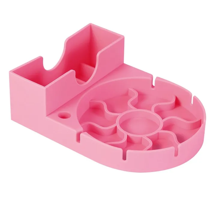 Silicone Tumbler Drying Rack with Lid and Straw Holder, 2 In 1 Tumbler Drying Stand with Lid Holder, Cup Dryer and Straw Organizer, Multifunctional Water Bottle Drying Station