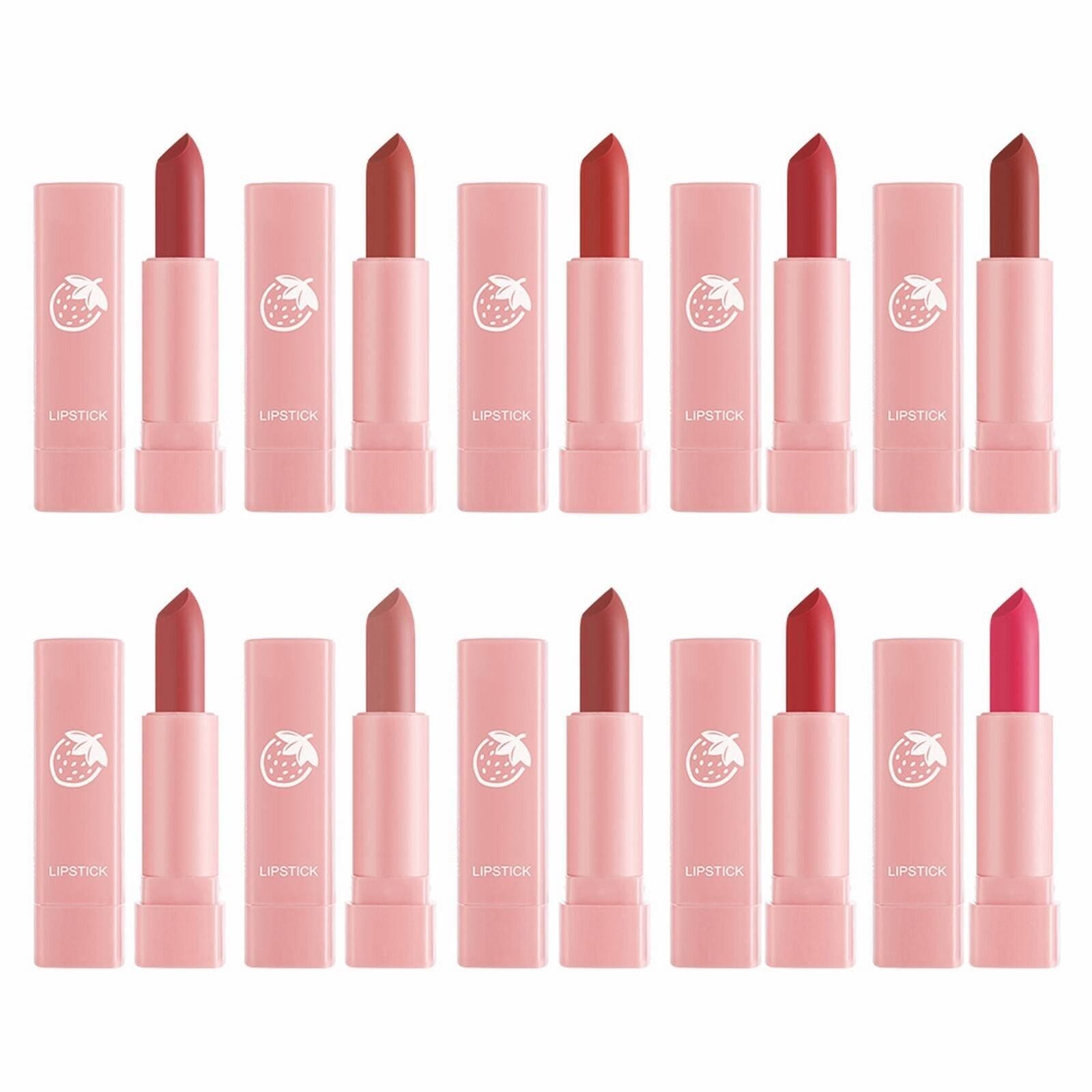 Set Of 10 Dragon Ranee Lipstick Set, Mini Matte Lipstick Set, Lasting Not Stick Natural Lip Tint Lip Glaze, Nude Coloring Pigmented Velvet Lip Gloss Kit