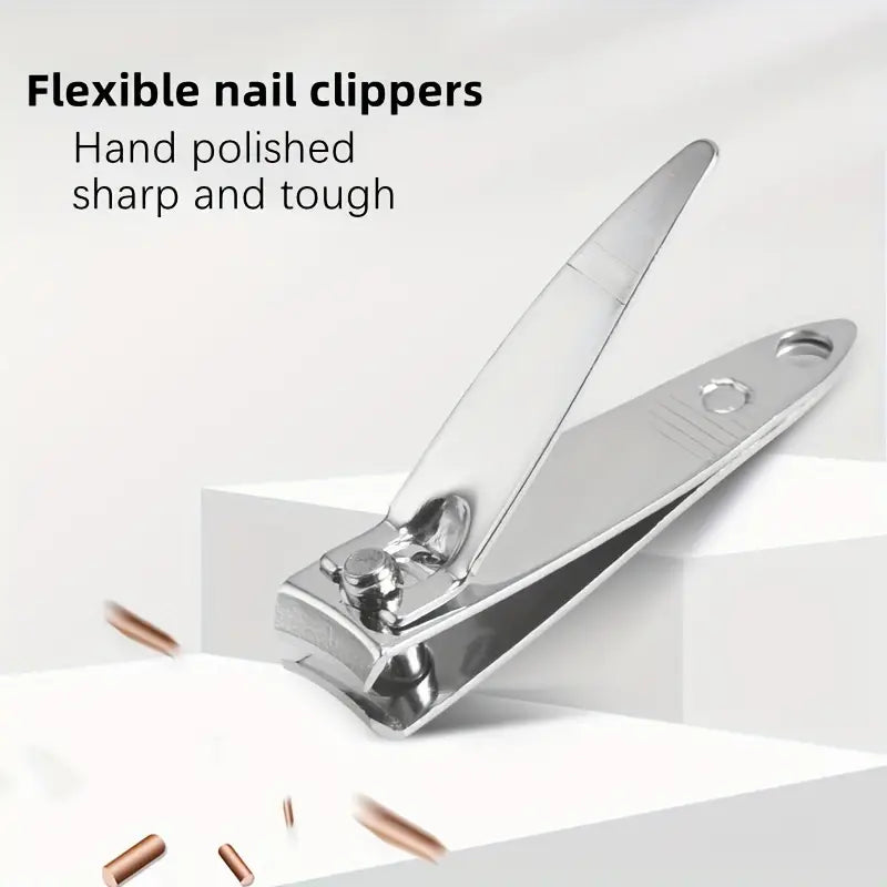 7 In 1 Manicure Kit, Carbon Steel Professional Pedicure Kit, Nail Scissors Grooming Kit with Leather Travel Case, Men Women Manicure Pedicure Kit, Nail Care Tool For Home Use