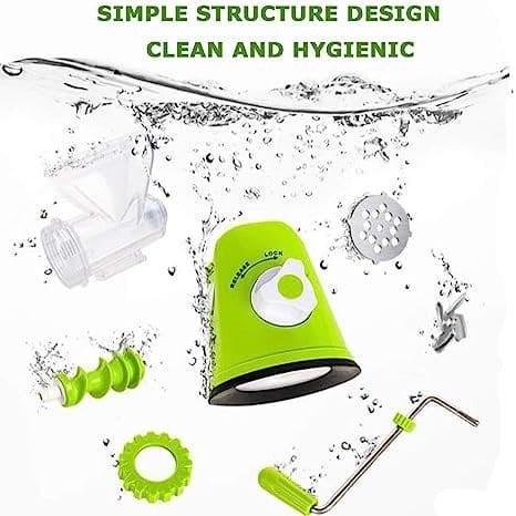 Multifunctional Meat Grinder, Household Multipurpose Grinder, Portable Small Stuffing Machine, Meat Vegetable Mincer Machine, Sausage Meat Grinder Blenders Mixers, Meat Vegetable Spice Hand-cranked Meat Mincer
