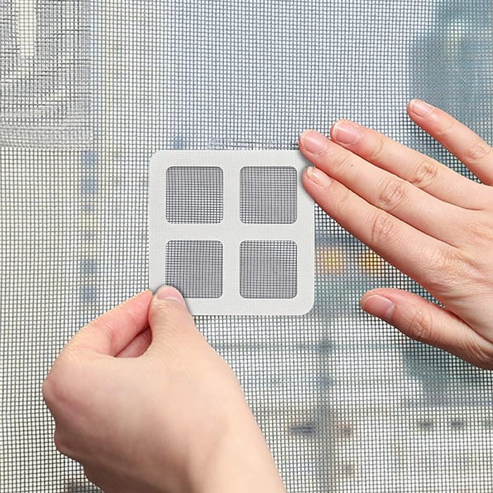 Window Net Mesh Sticker, Self Adhesive Hair Drain Sticker, Window Screen Repair Tape, Multifunctional Floor Drain Patch, Anti Blocking Wires Patch, Kitchen Bathroom Shower Sticker