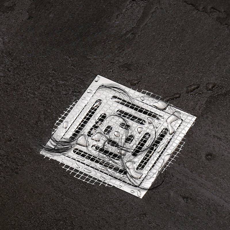 Window Net Mesh Sticker, Self Adhesive Hair Drain Sticker, Window Screen Repair Tape, Multifunctional Floor Drain Patch, Anti Blocking Wires Patch, Kitchen Bathroom Shower Sticker