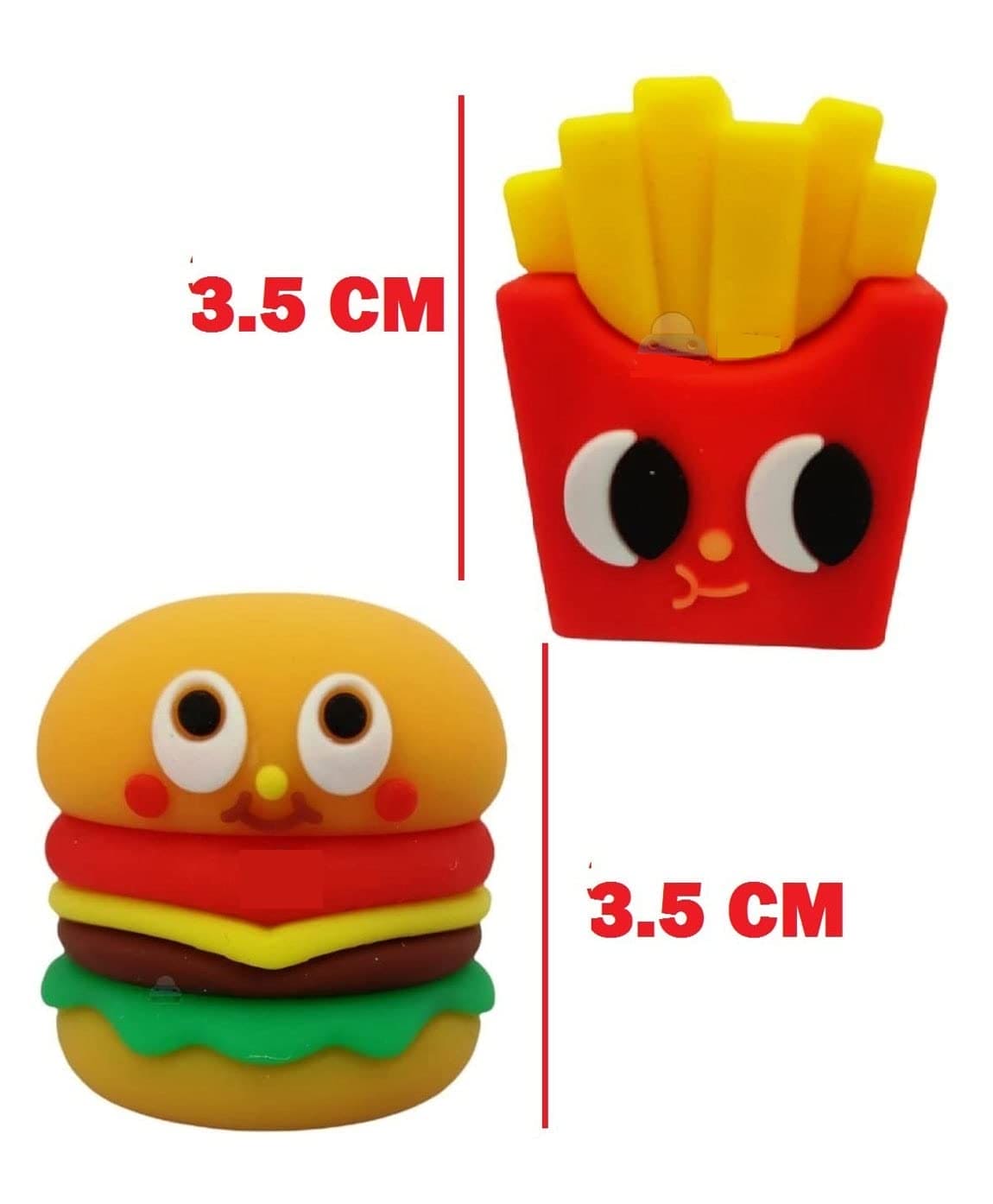 Burger Fries Pencil Sharpener, Cute Hand Mechanical Pencil Cutter, Mini Funny Expression Pencil Sharpener, Fancy Portable Pencil Sharpener