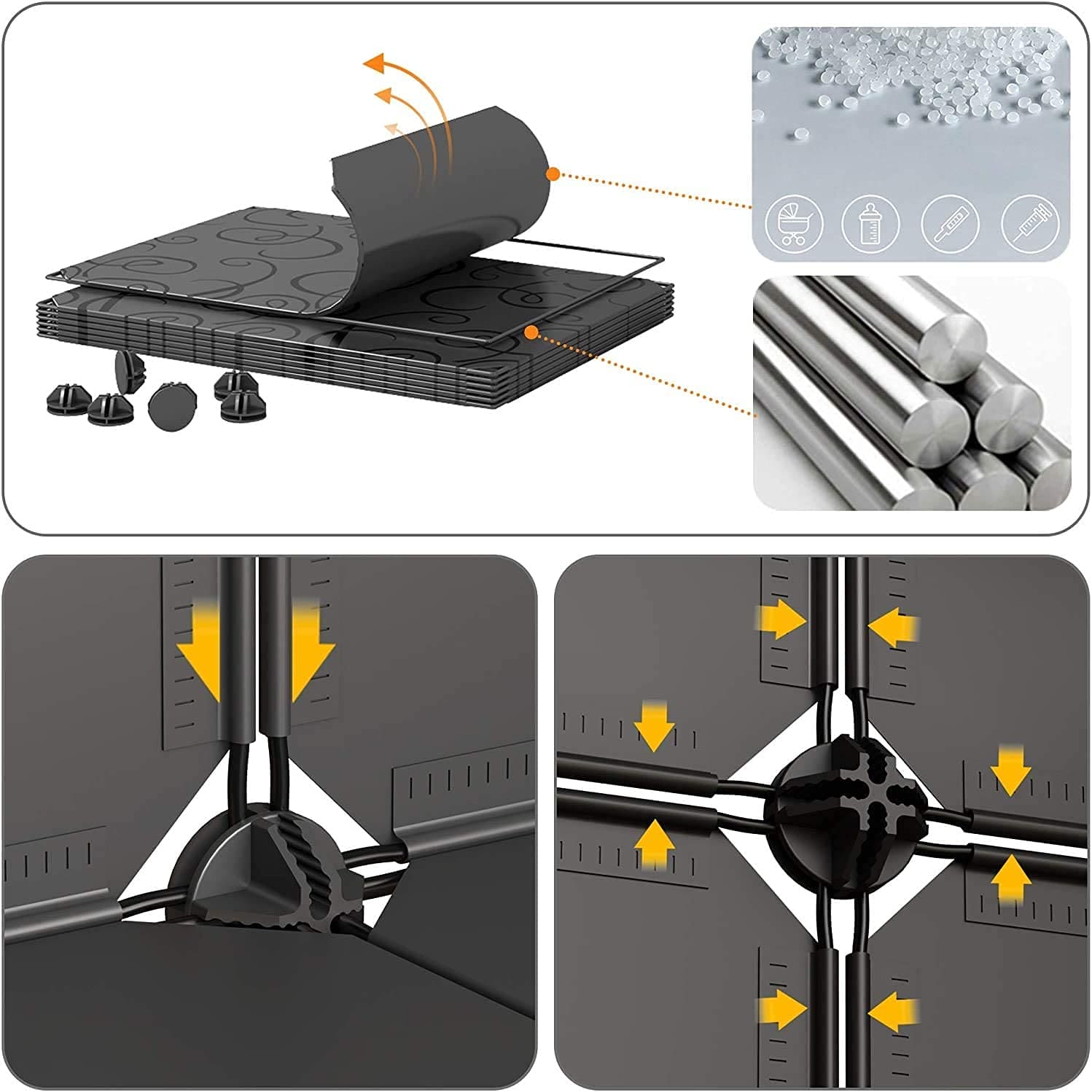 Portable Shoe storage Rack, Shoes Cabinet for Space Saving, DIY Slippers Tower  Rack, Storage Cabinet Stand for Footwear Portable Shoe storage Rack, Shoes Cabinet for Space Saving, DIY Slippers Tower  Rack, Storage Cabinet Stand for Footwear