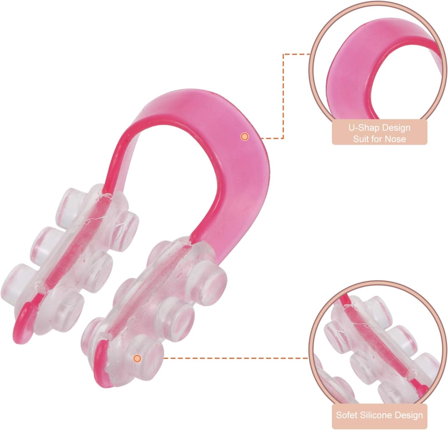Nose Up Clip, Nose Up Clip Shaping Shaper Lifting, Nose Aligner Slimming Tool, Silicone Nose Shaper Lifter Clip