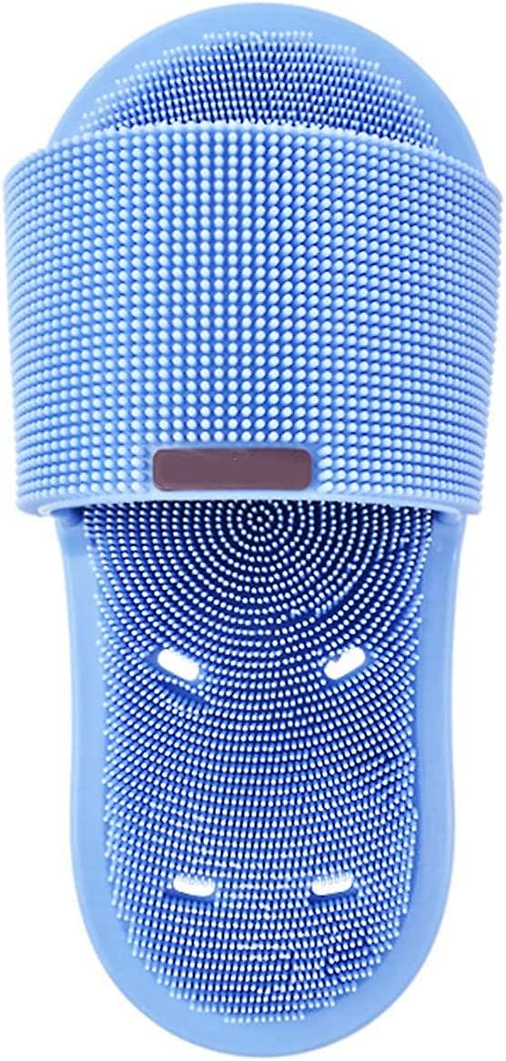 Home Massage Slipper, Foot Rubbing Silicone Slipper, Suction Cup Massager Slippers, Non Slip Suction Cup Foot Relief Massager Cleaner for Men and Women, Shower Feet Cleaning Brush