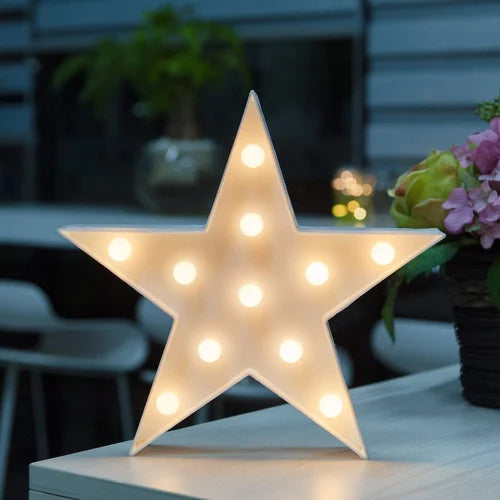 Star shape led deals light