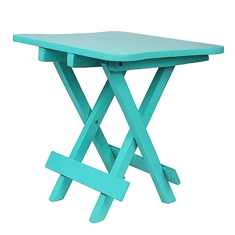 Kids Folding Table, Portable Folding Side Table, Foldable Coffee Table for Living Room, Garden, Outdoor, Corner Table/Bedside Table for Bedroom