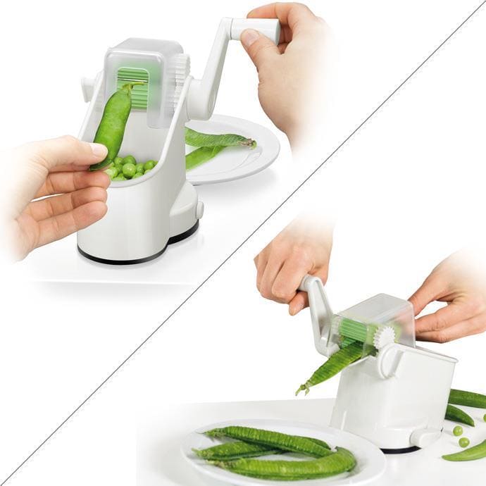 Pea Sheller Machine, Green Beans Peeler Bean Slicer Cutter, Hand Shaking Pee Molting Machine, Cut Fruit Vegetable Stringer, Hand Crank Pea Sheller, Hand Rolling Pea Peeler For Beans, Rotary Manual Bean Peeling Machine