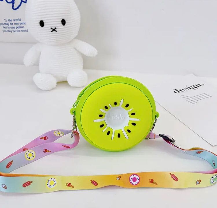 Fruity Shoulder Bag, Kids Clutch Bag, Sling Bag For Girls, Travel Cross Body Bag, Mini Cross Body Bags, Soft Stuffed Shoulder Bags For Girls, Elegant Women Crossbody Bags