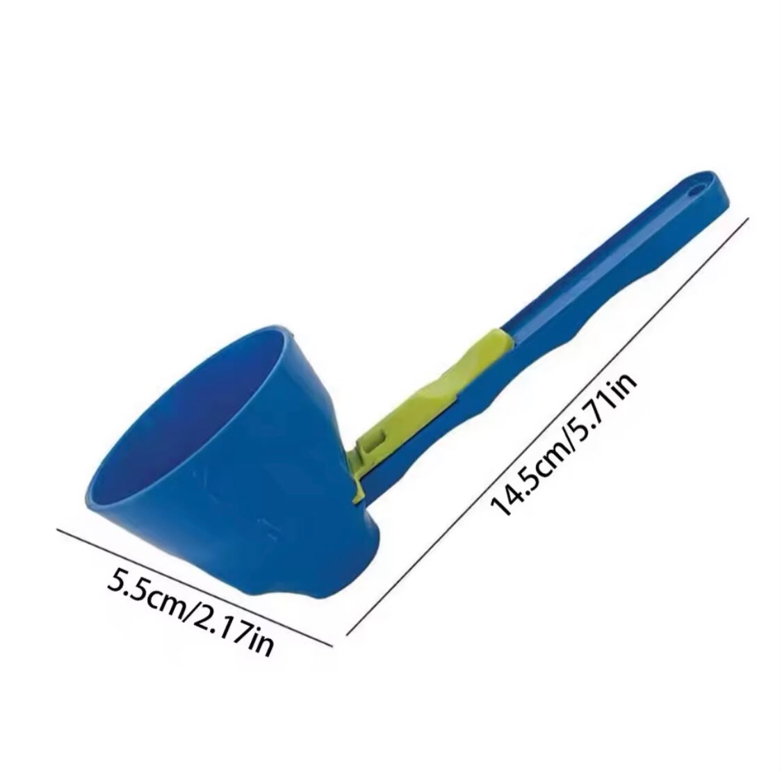 Set Of 2 Sliding Funnel Spoon, 2 in 1 Sliding Spoon, Adjustable Powder Scoop, Sliding 2 in 1 Powder Scoop