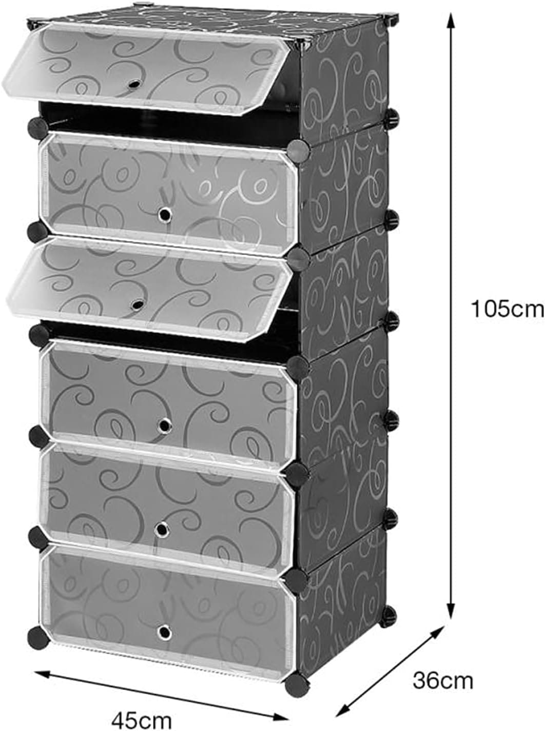 Portable Shoe storage Rack, Shoes Cabinet for Space Saving, DIY Slippers Tower Rack, Storage Cabinet Stand for Footwear