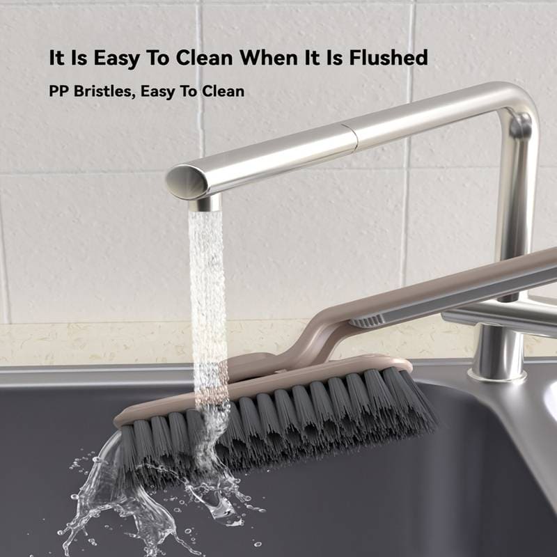 Rotating V Shaped Cleaning Brush, 2 In 1 Cleaning Brush Clip Tool, Bathroom Kitchen Shower Floor Cleaner Brush, Dead Angled Gap Cleaning Brush, Multifunctional Bathroom Tile Brush, Floor Gab Cleaning Brush