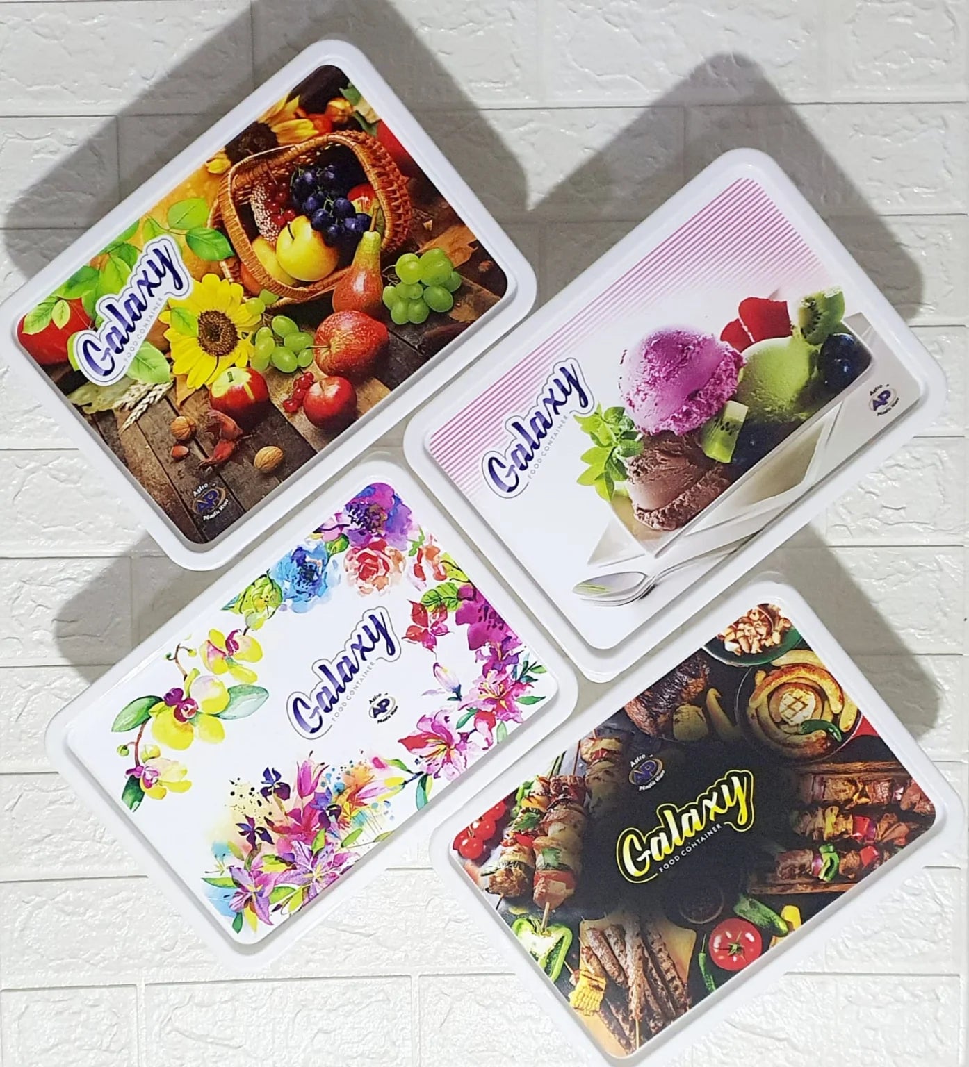 Set Of 3 Galaxy Smart Storage Box, Food Storage Box, Reusable Preservation Box With Lid, Food Storage Container with Lid for Refrigerator, Multipurpose Food Fridge Keeper