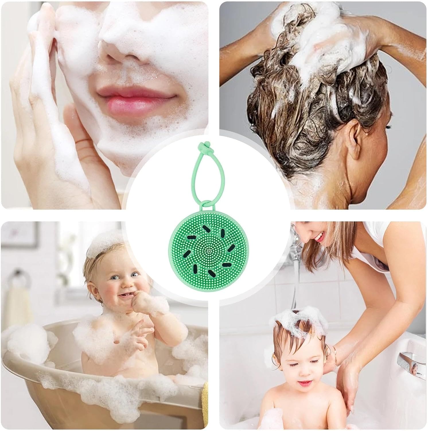 Macaron Face Scrubbing Brush, Manual Silicon Face Wash Scrub, Exfoliating Cleaning Pad, Face Wash Scrub Cleanser, Skin Care Beauty Tools, Multifunctional Face Wash Massage Brush