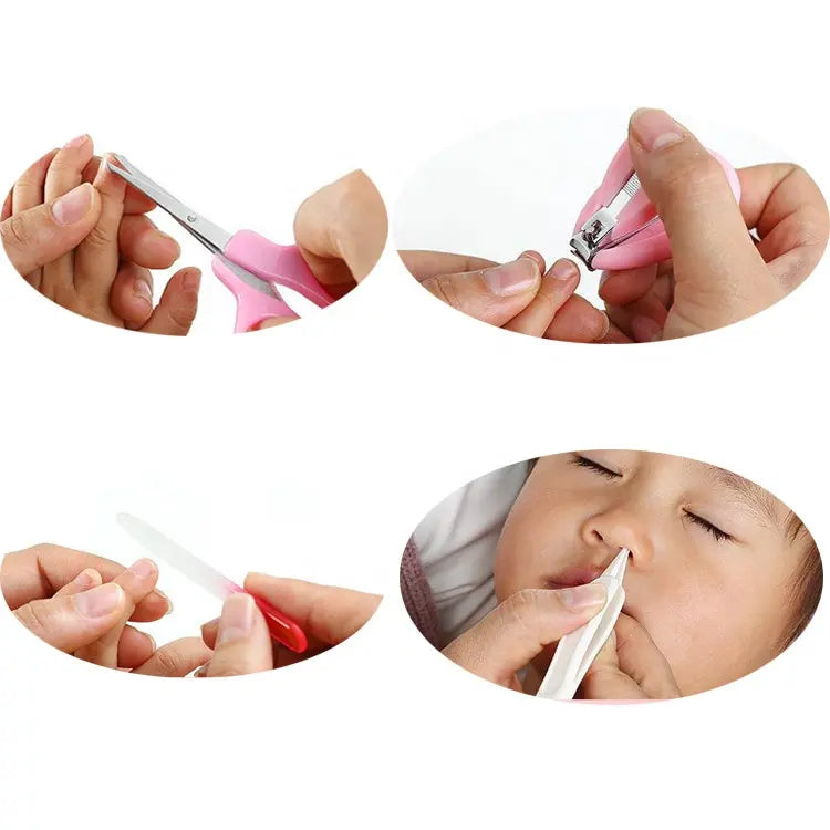 Capsule Baby Manicure Kit, Newborn Baby Nail Scissor, Baby Nail Care Tool Set, Portable Nail Clipper Trimmer With Box, Baby Mini Gromming Kit, Newborn Nail Shell Shear Manicure Kit, Baby Boy Girl Hand Foot Nail Filer Kit