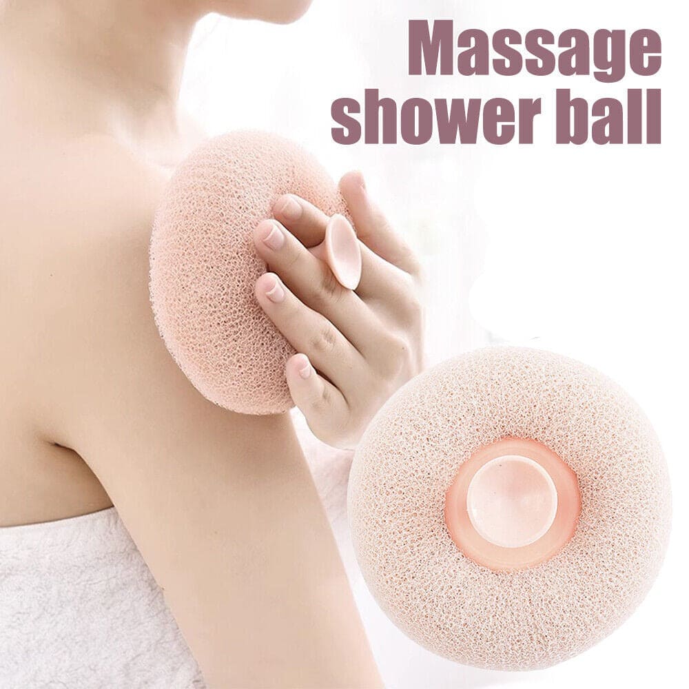 Shower Massage Ball, Handheld Bath Sponge Ball, Exfoliating Puff Body Cleaner, Body Loofah Sponge, Lazy Bath Foam Sponge, Rub Bath Mud Sponge, Towel Bath Back Brush